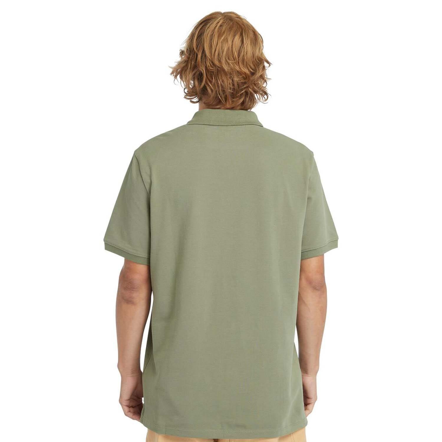 Green - Timberland - Oyster River Logo Short Sleeve Polo Shirt - 2