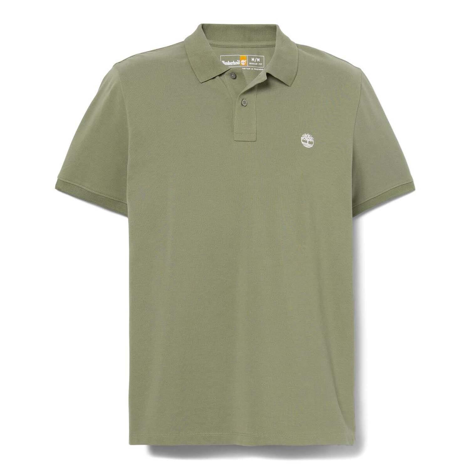 Green - Timberland - Oyster River Logo Short Sleeve Polo Shirt - 4