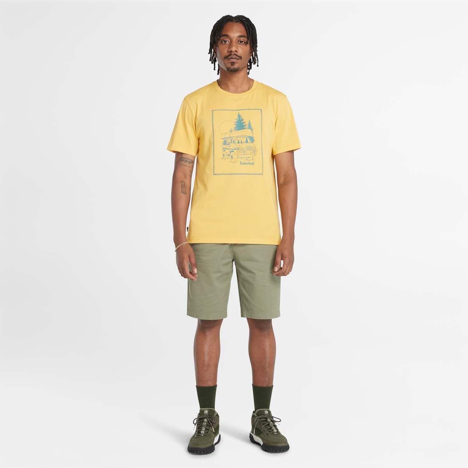 Green - Timberland - Topsfield Twill Chino Shorts - 4
