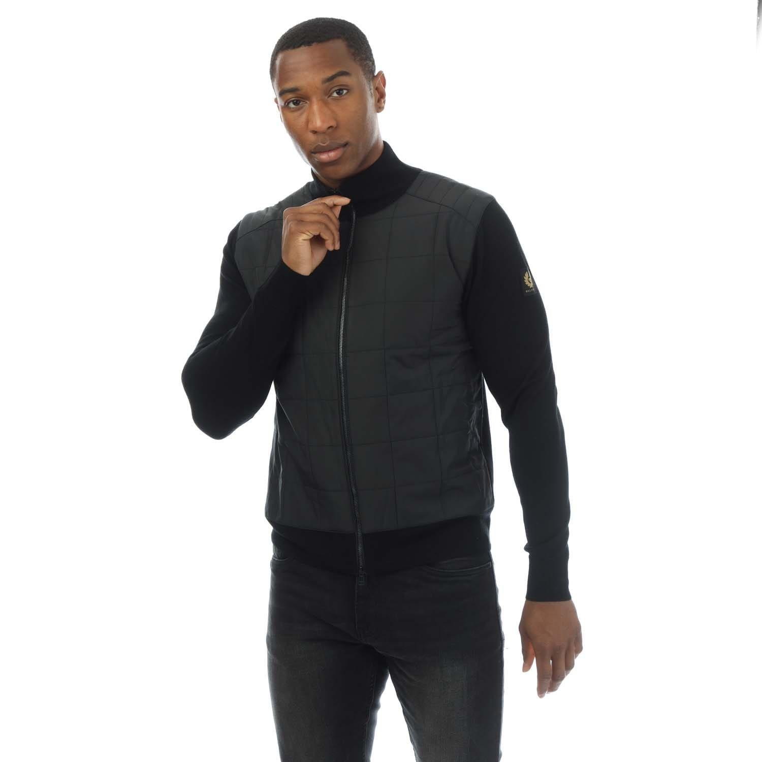 Black - Belstaff - Kelbrook Zip Cardigan - 1
