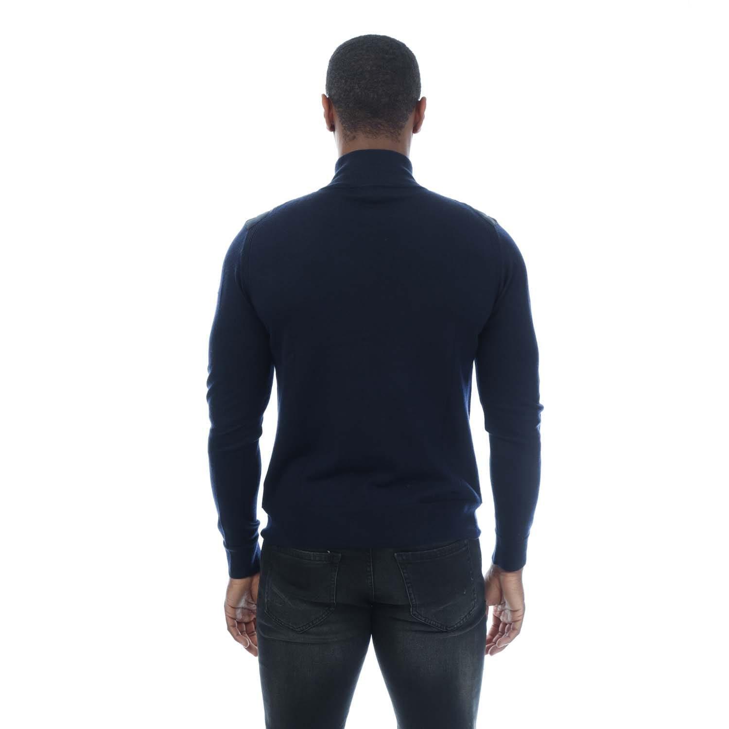 Navy - Belstaff - Kelbrook Zip Cardigan - 2