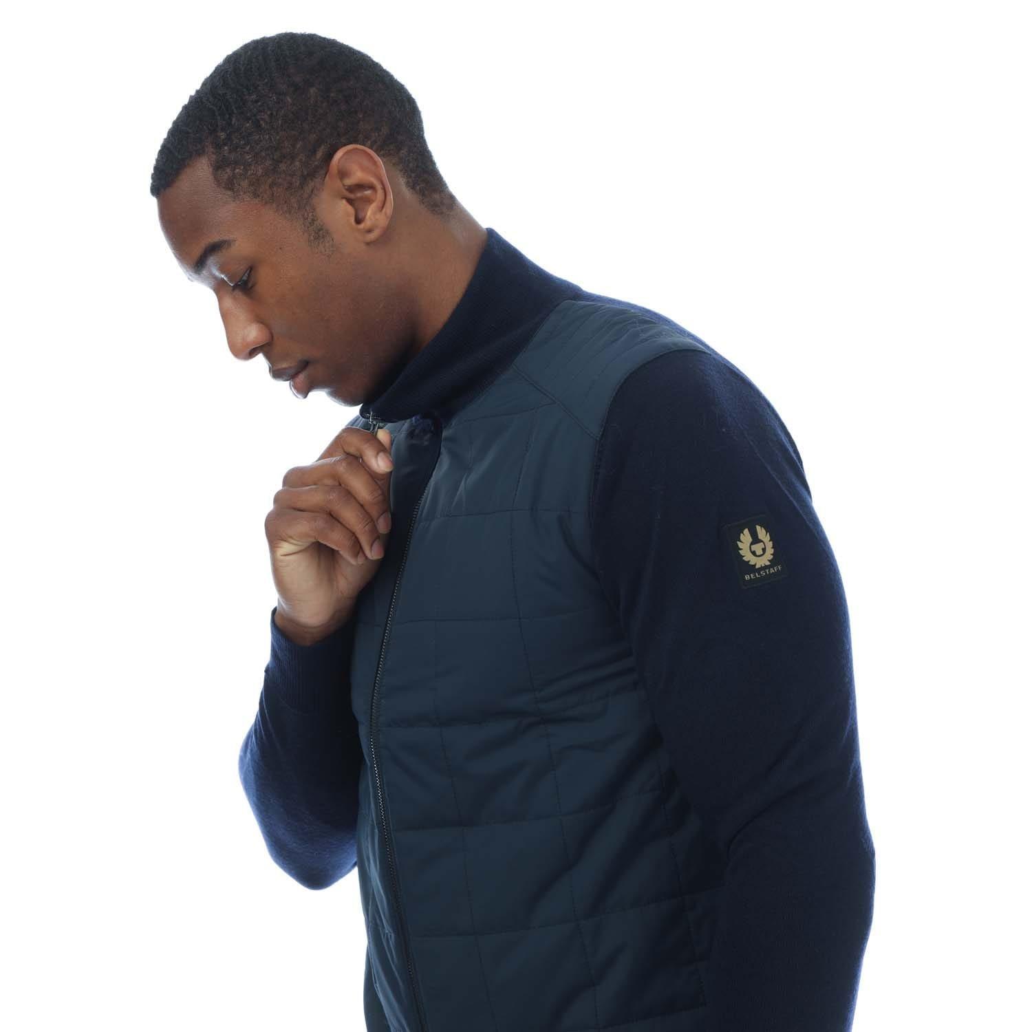Navy - Belstaff - Kelbrook Zip Cardigan - 3
