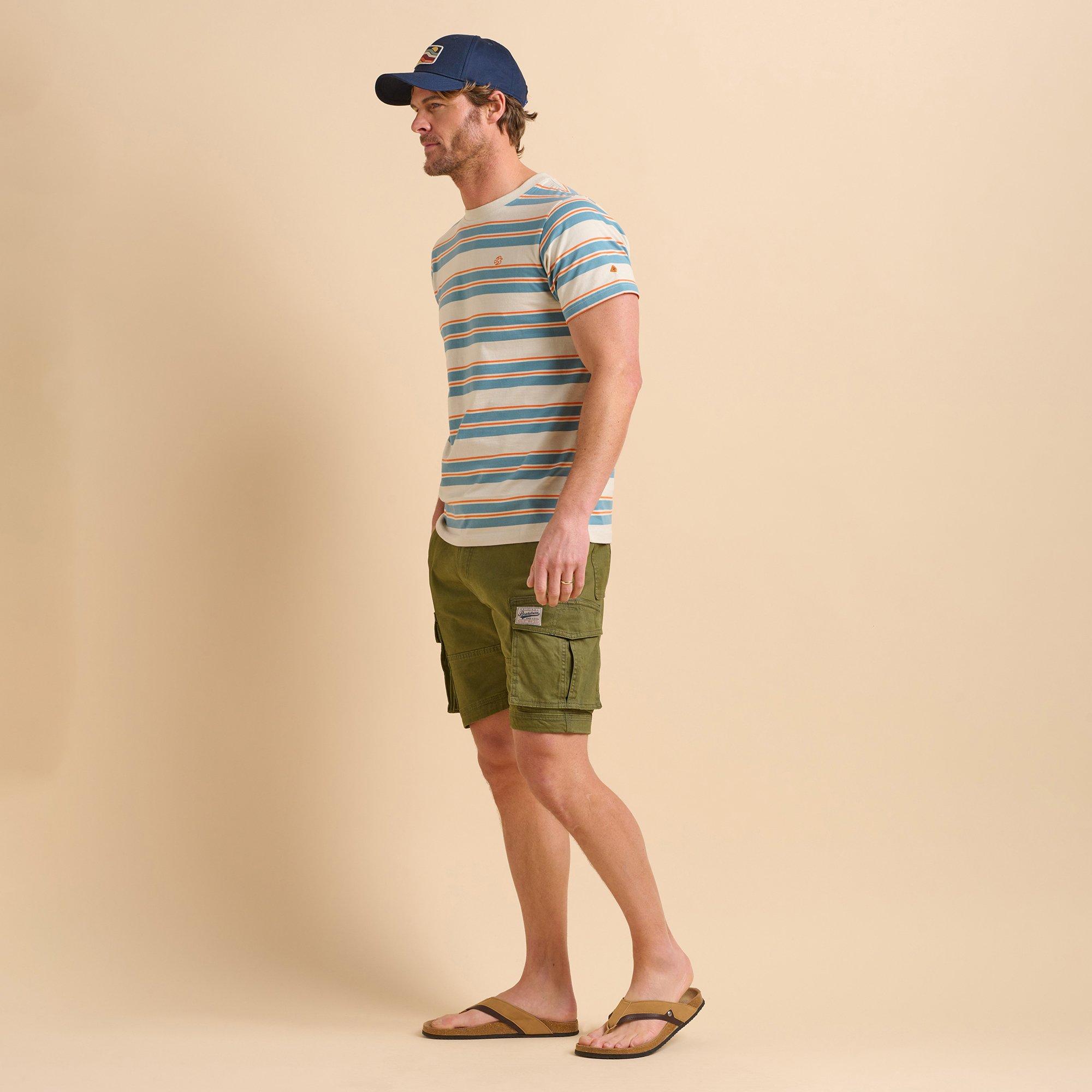 Khaki - Brakeburn - Khaki Cargo Short - 3