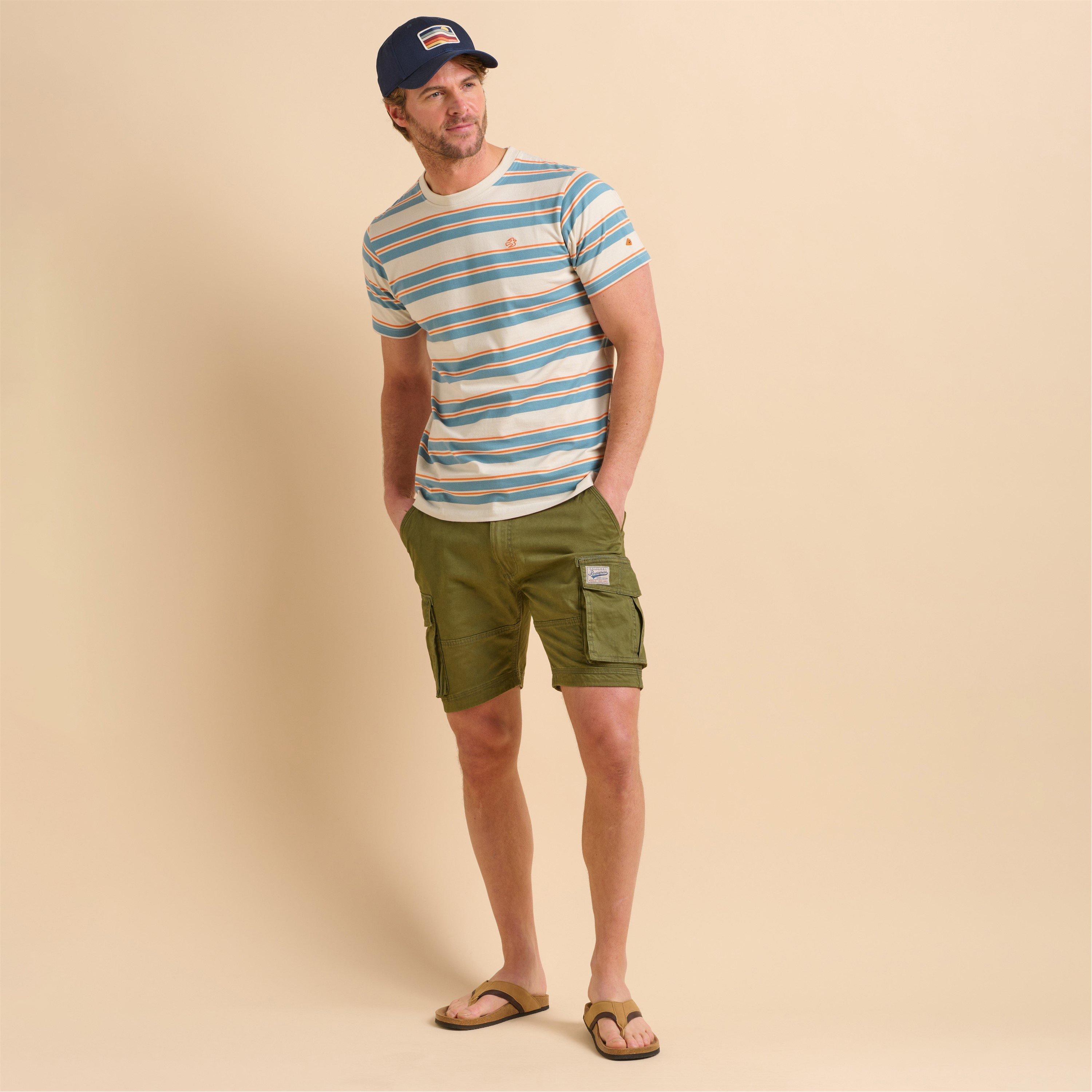 Khaki - Brakeburn - Khaki Cargo Short - 4