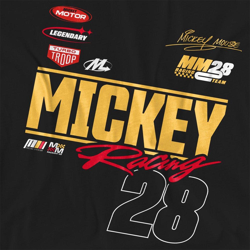 Black - Disney - Mickey Mouse Racing 28 T-Shirt Black - 2