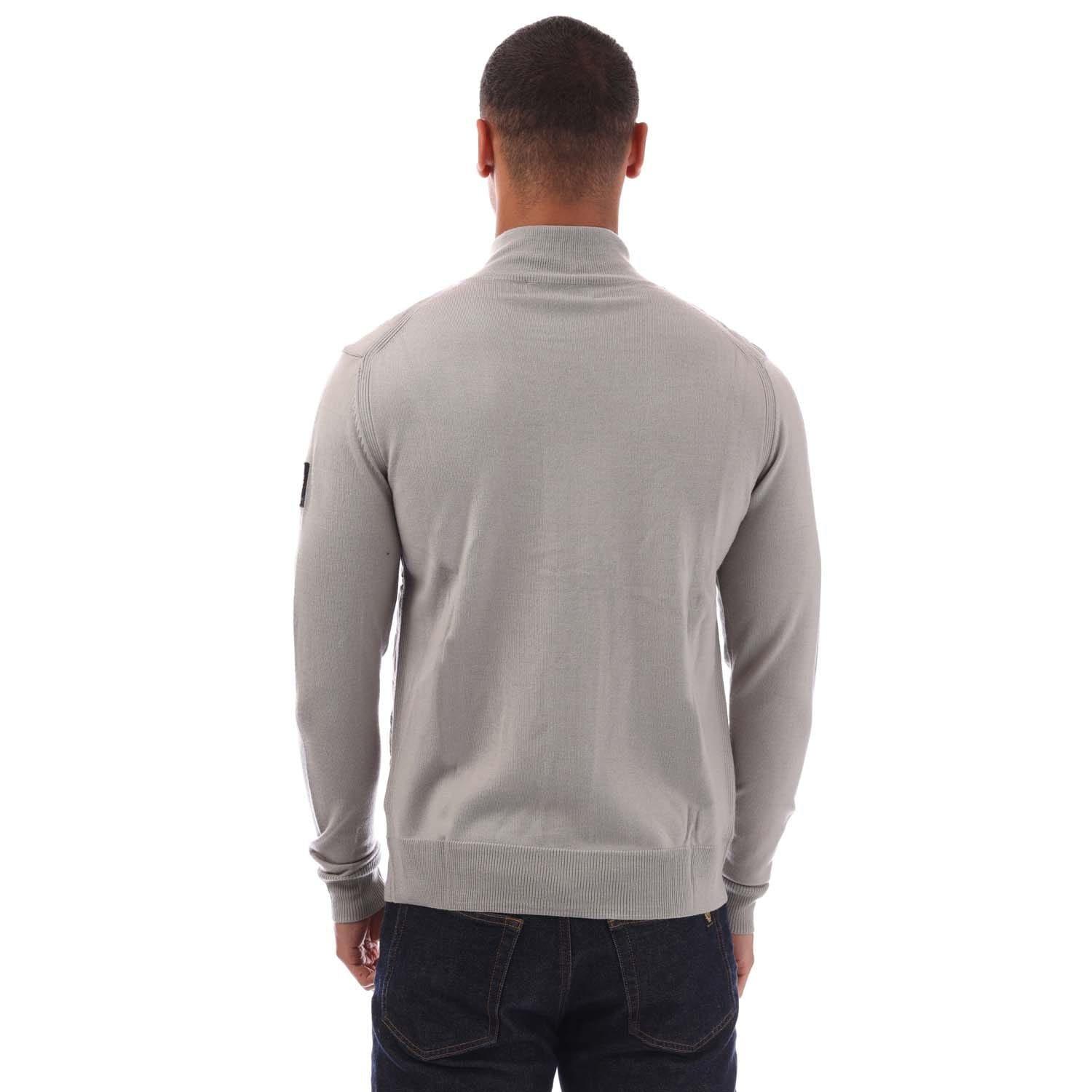 Grey - Belstaff - Kelbrook Zip Cardigan - 3