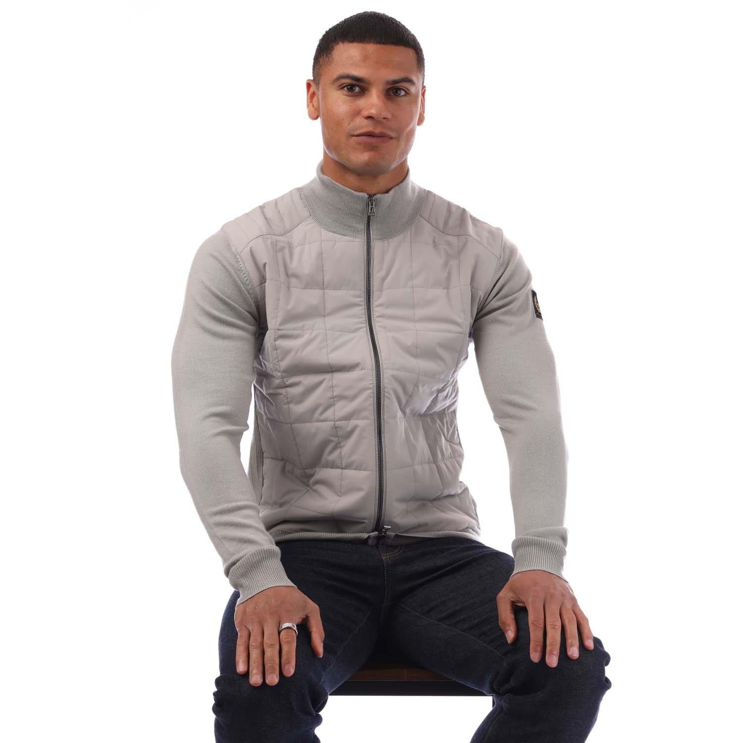 Grey - Belstaff - Kelbrook Zip Cardigan - 4
