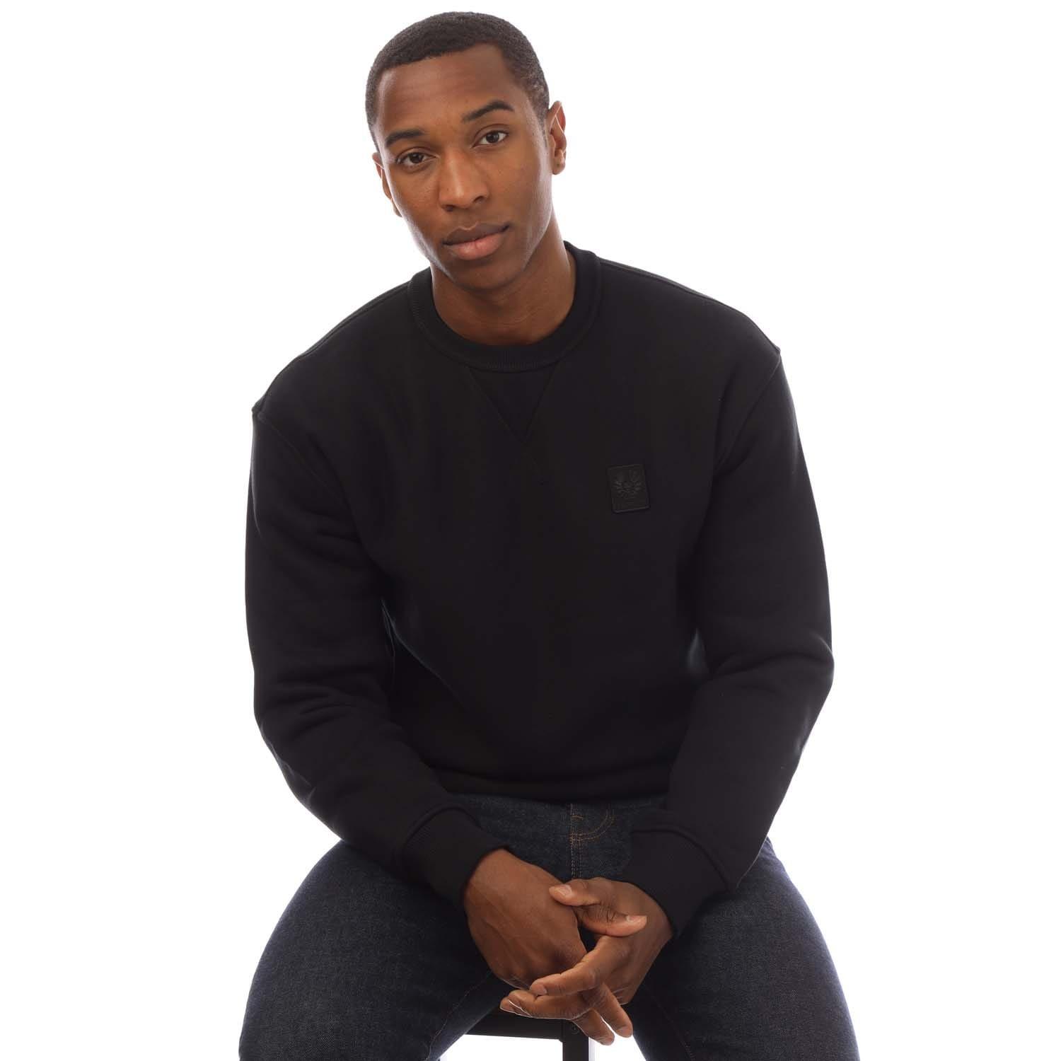 Black - Belstaff - Heavyweight Cotton Fleece Hockley Sweatshirt - 4