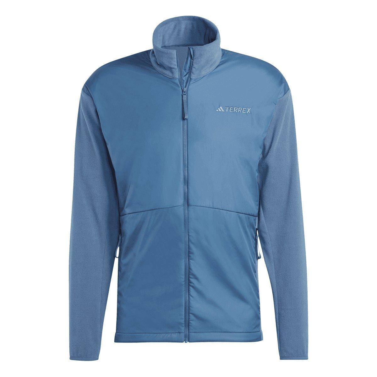 Blauw - adidas - Terrex Multi Wind Fleece Jacket - 1