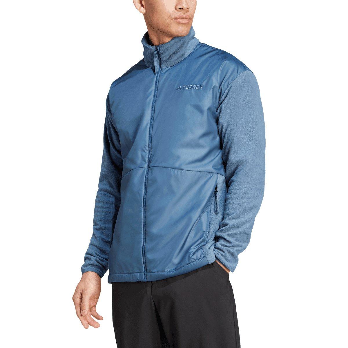 Blauw - adidas - Terrex Multi Wind Fleece Jacket - 3