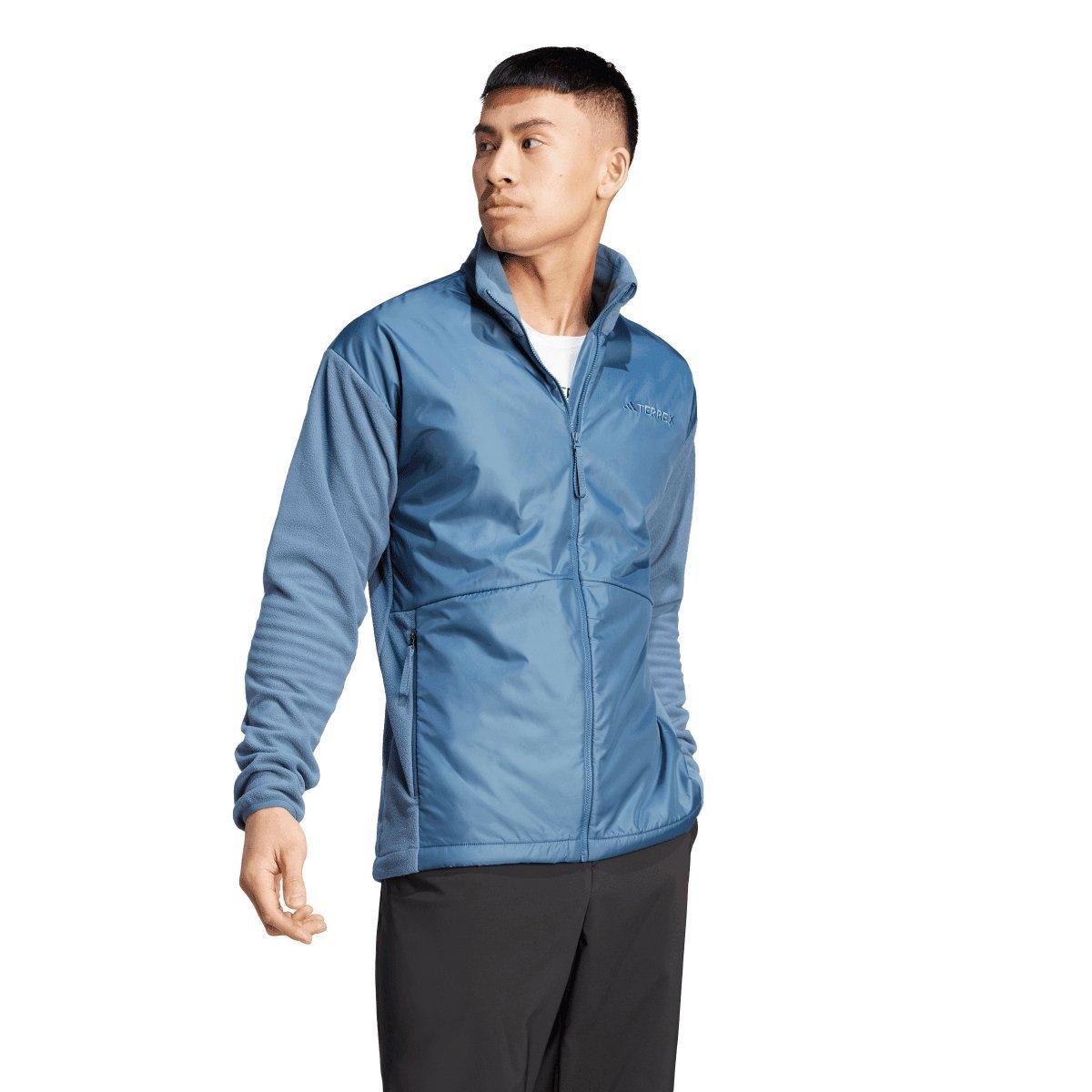 Blauw - adidas - Terrex Multi Wind Fleece Jacket - 5