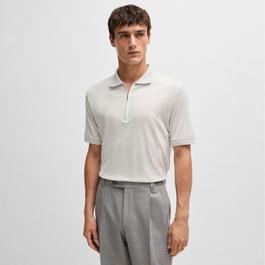 Boss L-Payrot 96 Zip-Placket Polo Shirt