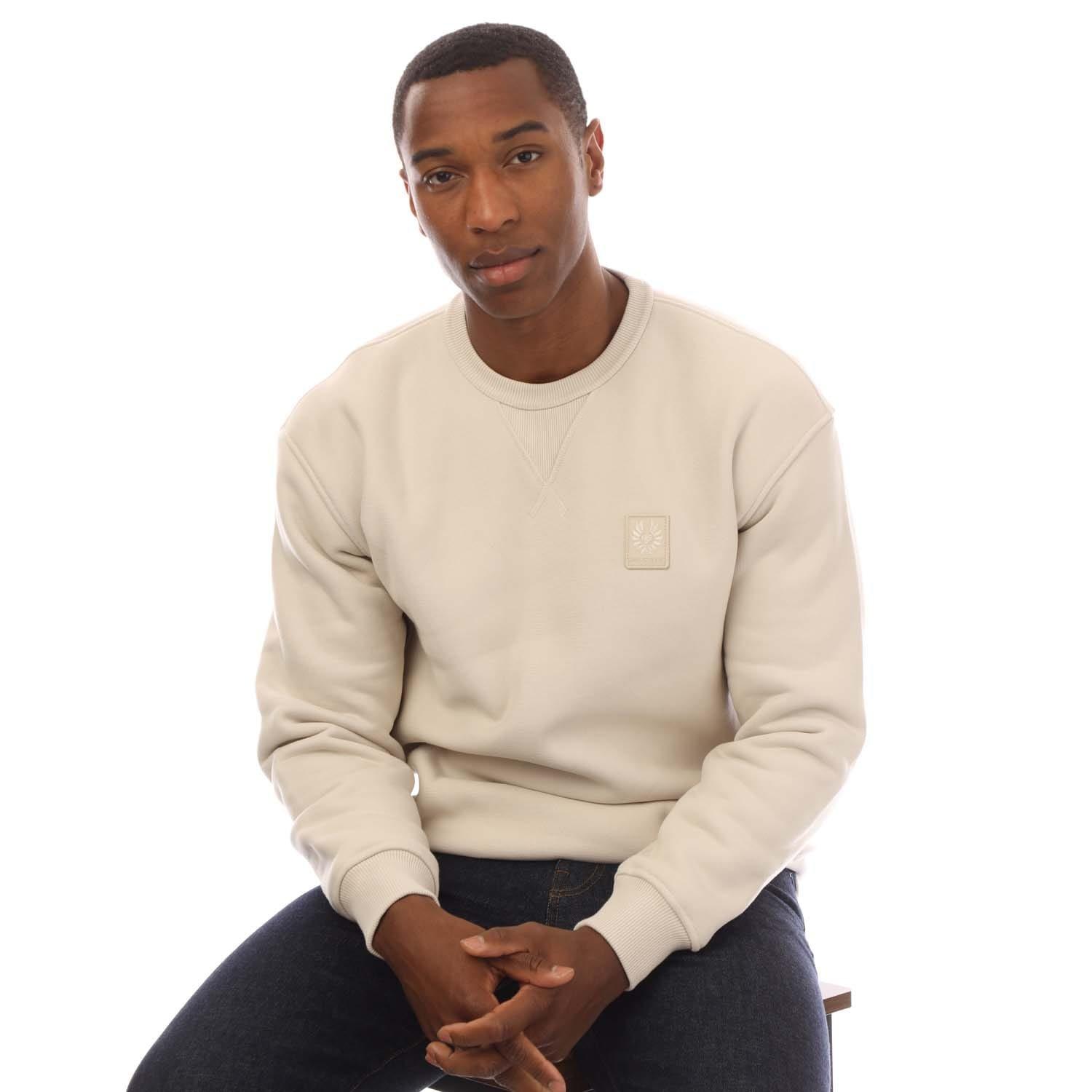 Cream - Belstaff - Heavyweight Cotton Fleece Hockley Sweatshirt - 4