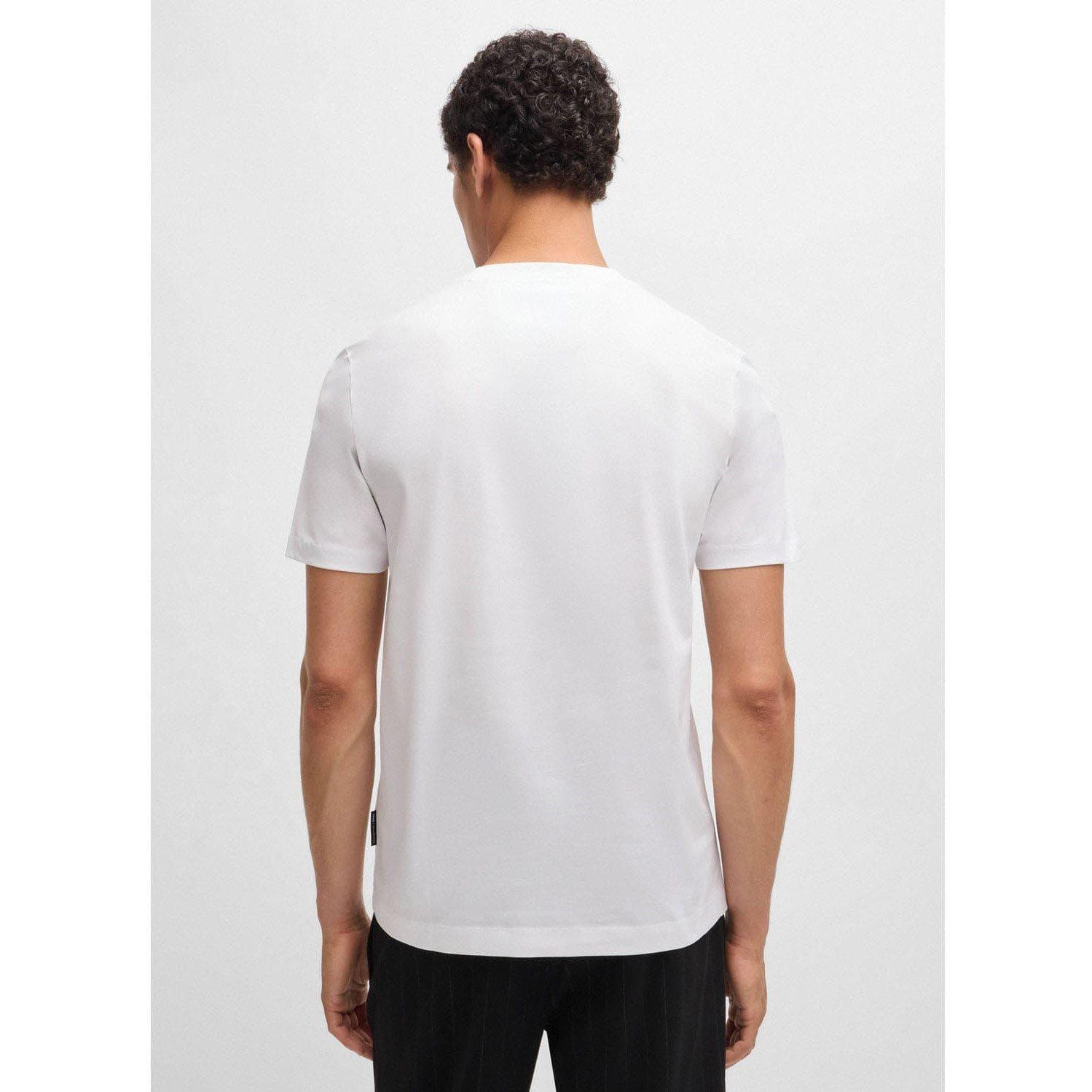 White - Boss - Porsche x BOSS Mercerised Cotton T-Shirt - 2