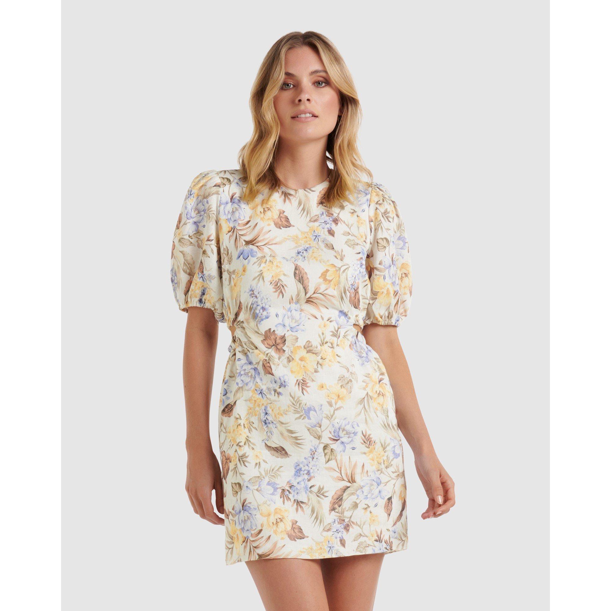 Cocacabana Flor - Forever New - Stevie Linen Cut Out Dress - 2