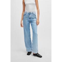 Boss Marlene HR 3.0 Regular-Fit High-Waisted Jeans