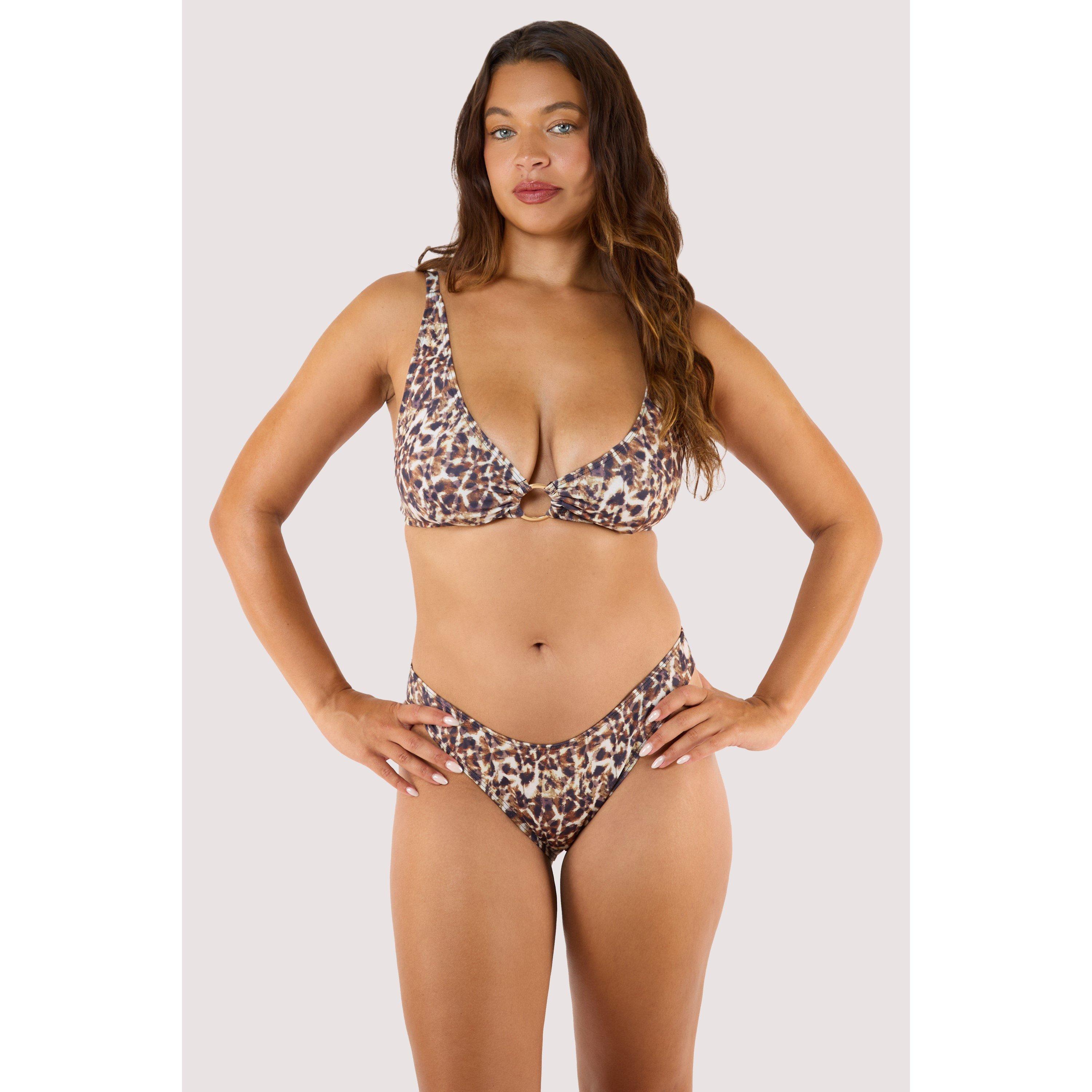 Animal Print - Wolf and Whistle - Zarah Animal Print Ring Front Top - 3