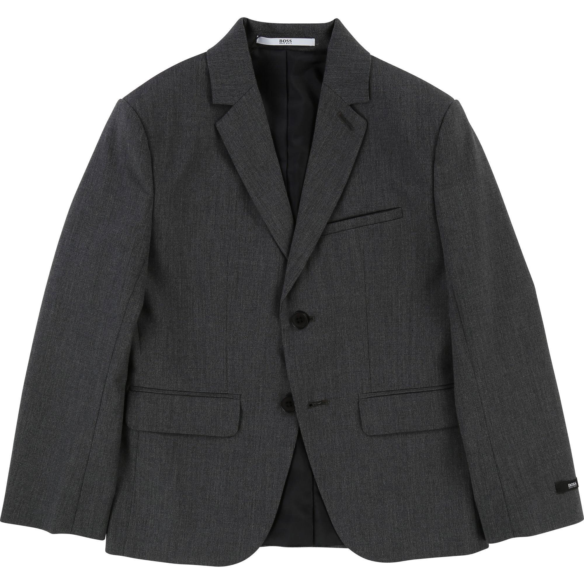 Multi-Coloured - Boss - Boys Suit Blazer - 1