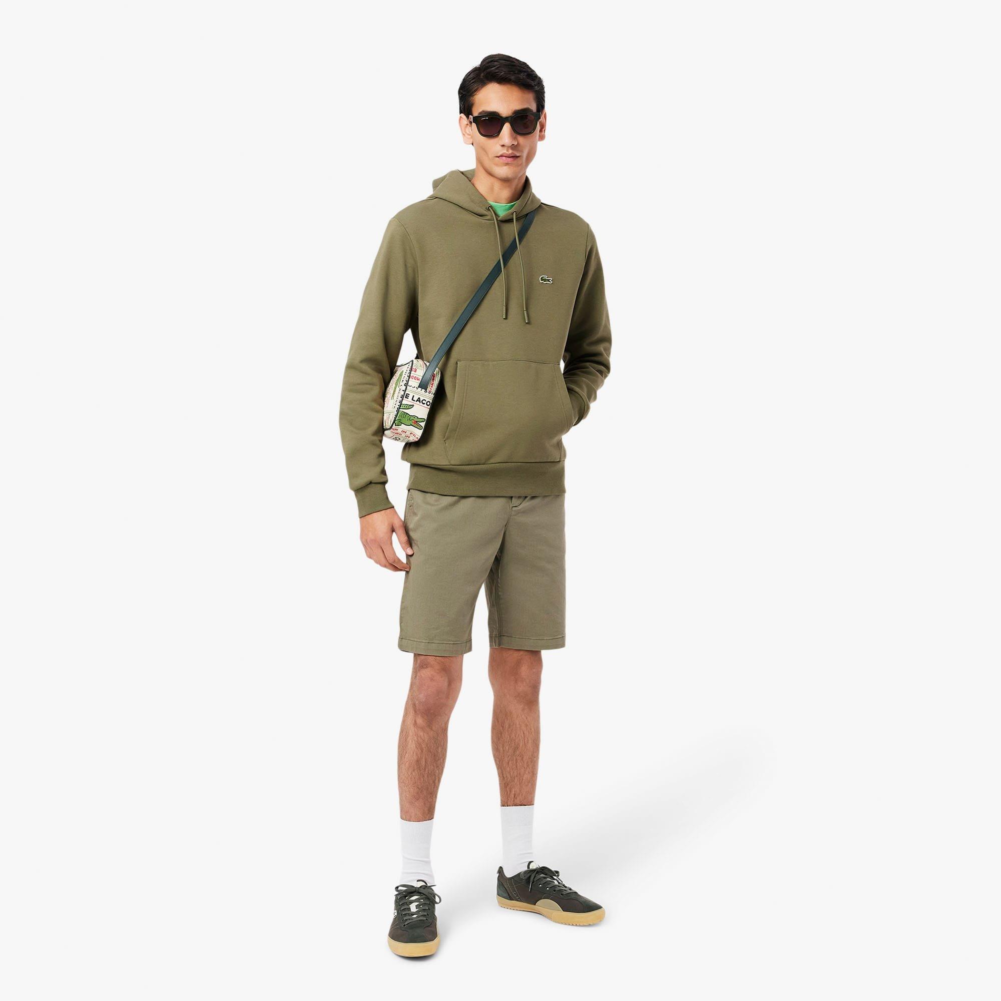 Green - Lacoste - Organic Cotton Fleece Hoodie - 6