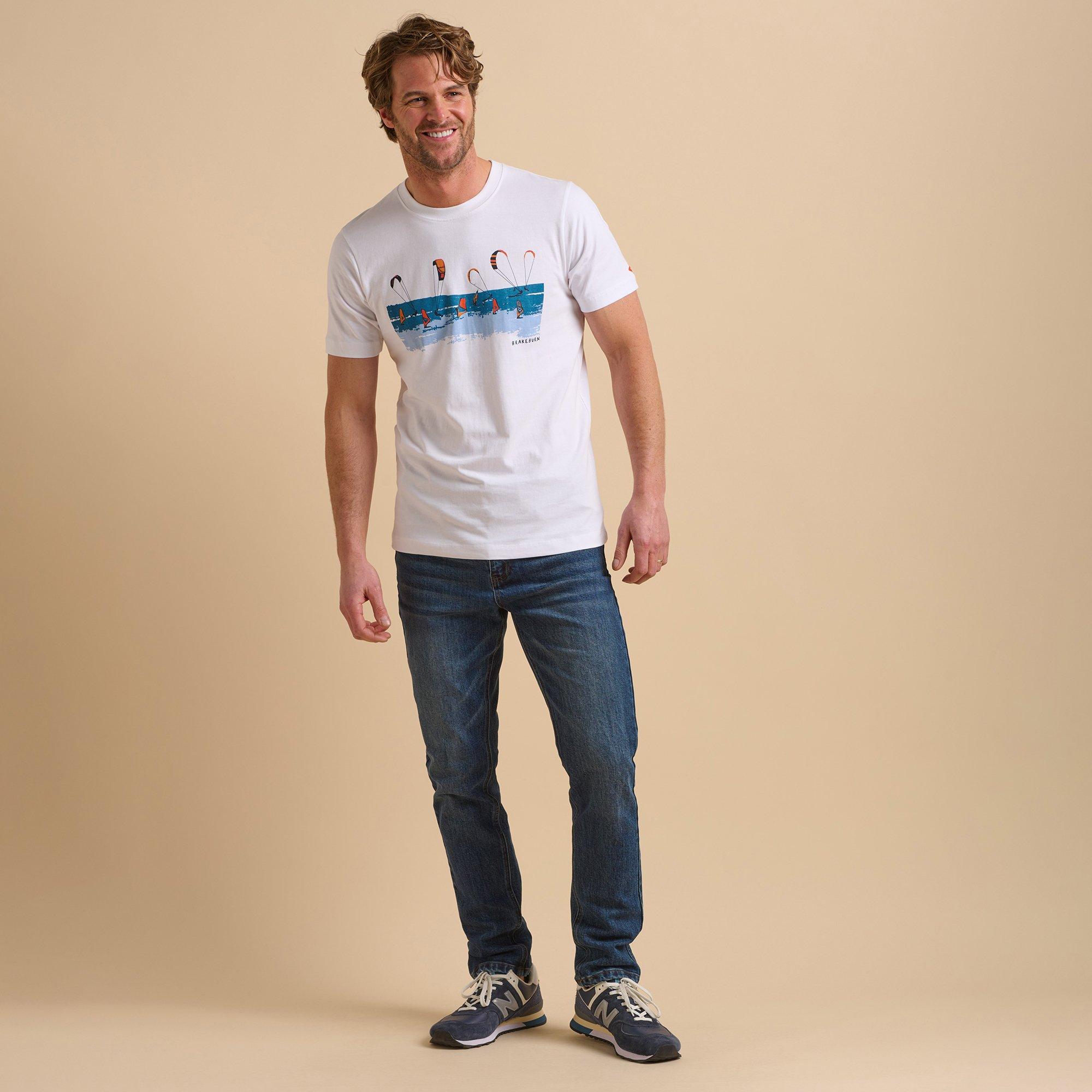 White - Brakeburn - Watersports Tee - 2