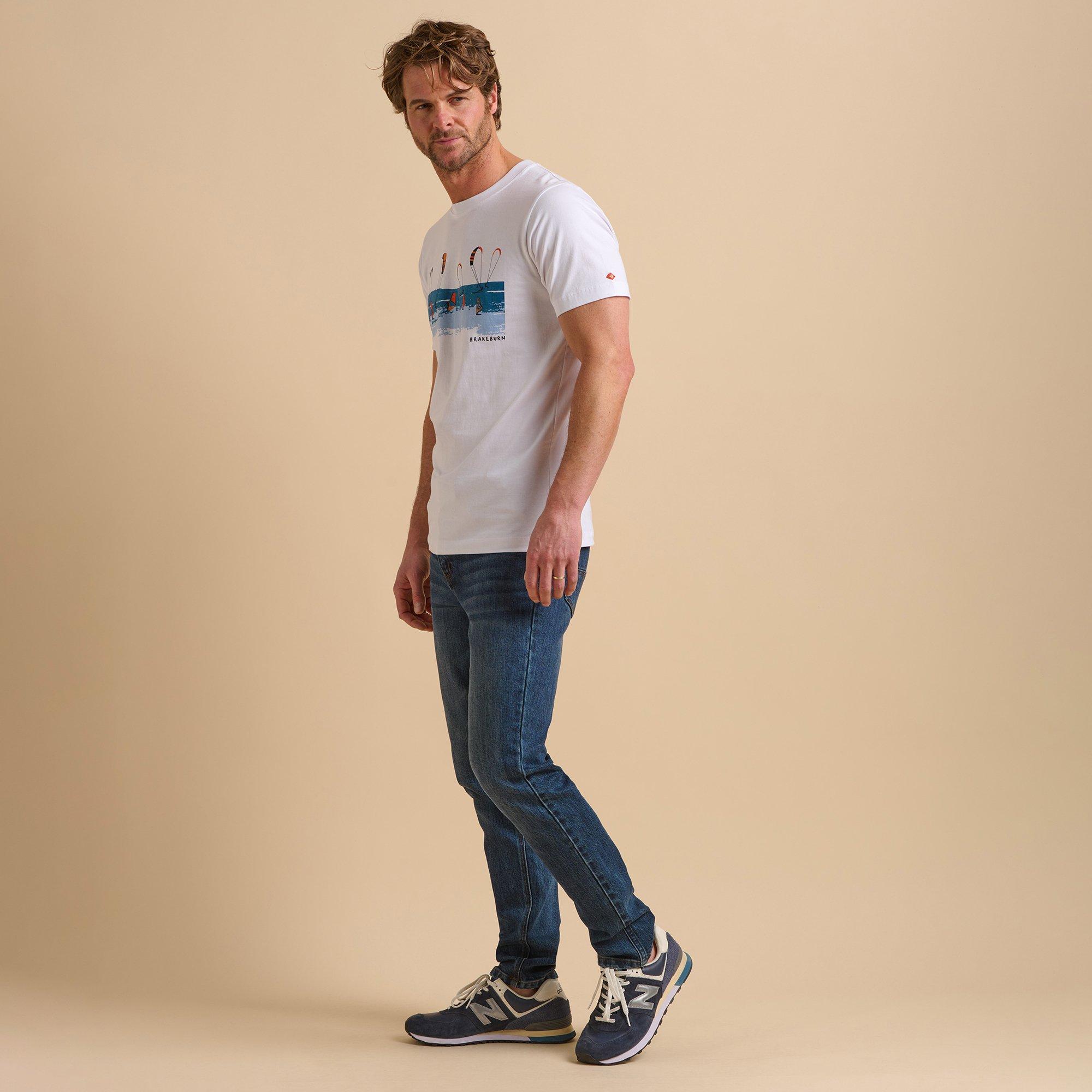 White - Brakeburn - Watersports Tee - 4