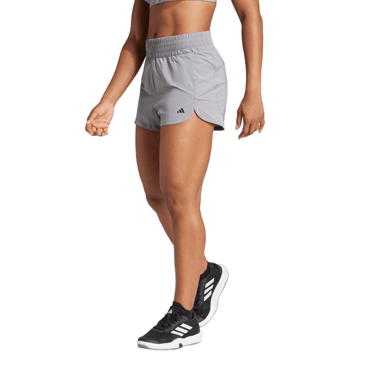 Grises - adidas - Pacer Stretch-Woven Zipper Pocket Lux Shorts - 2