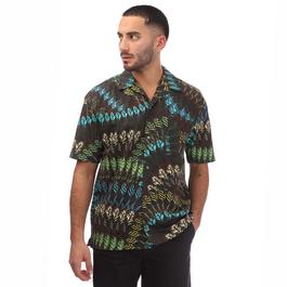 Marcelo Burlon Allover Print Feathers Shirt