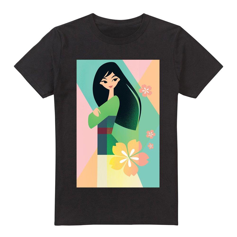 Black - Disney - Mulan Simplistic Illustration T-Shirt Black - 4