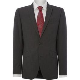 Simon Carter Ghost stripe slim fit suit jacket