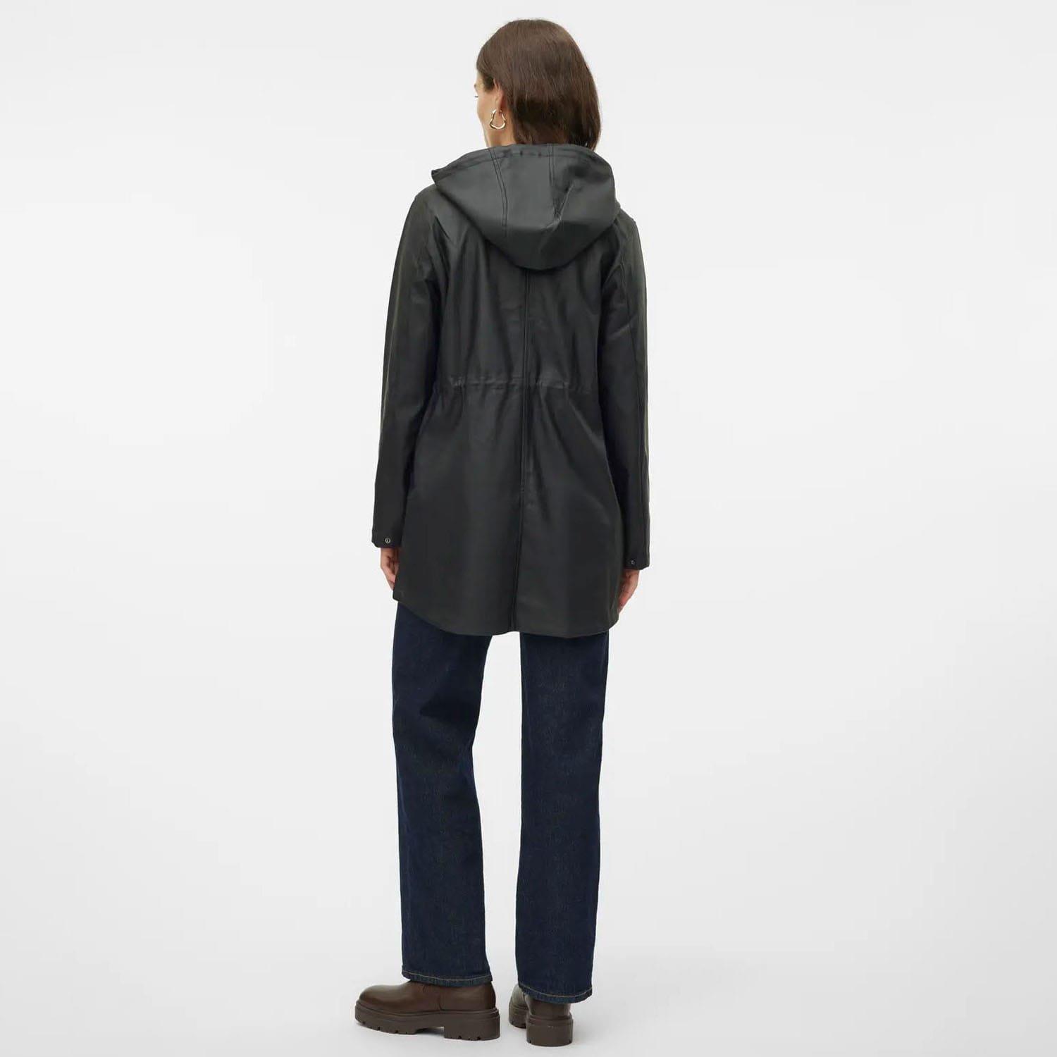 Black - Vero Moda - Malou Raincoat - 4