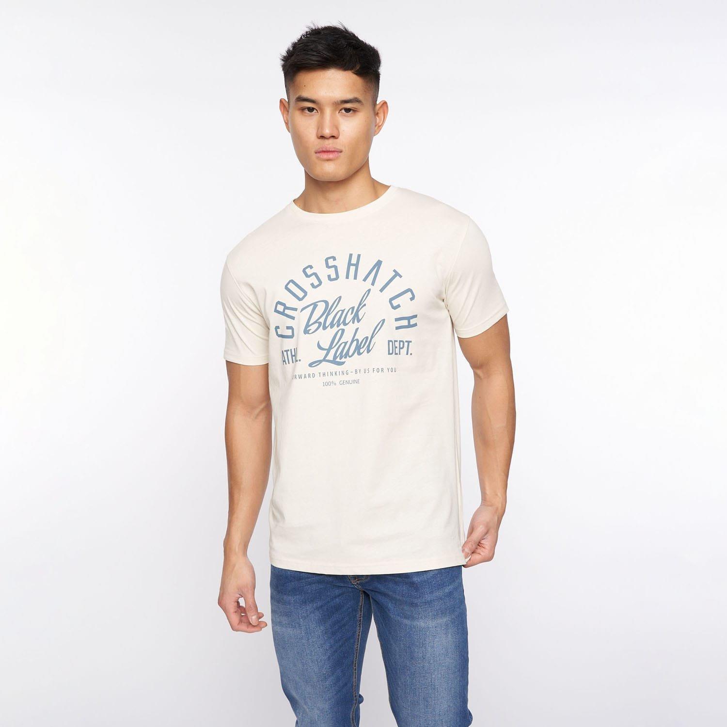 Multi Colour - Crosshatch - 7 Pack of Rapmoore T-Shirts - 6