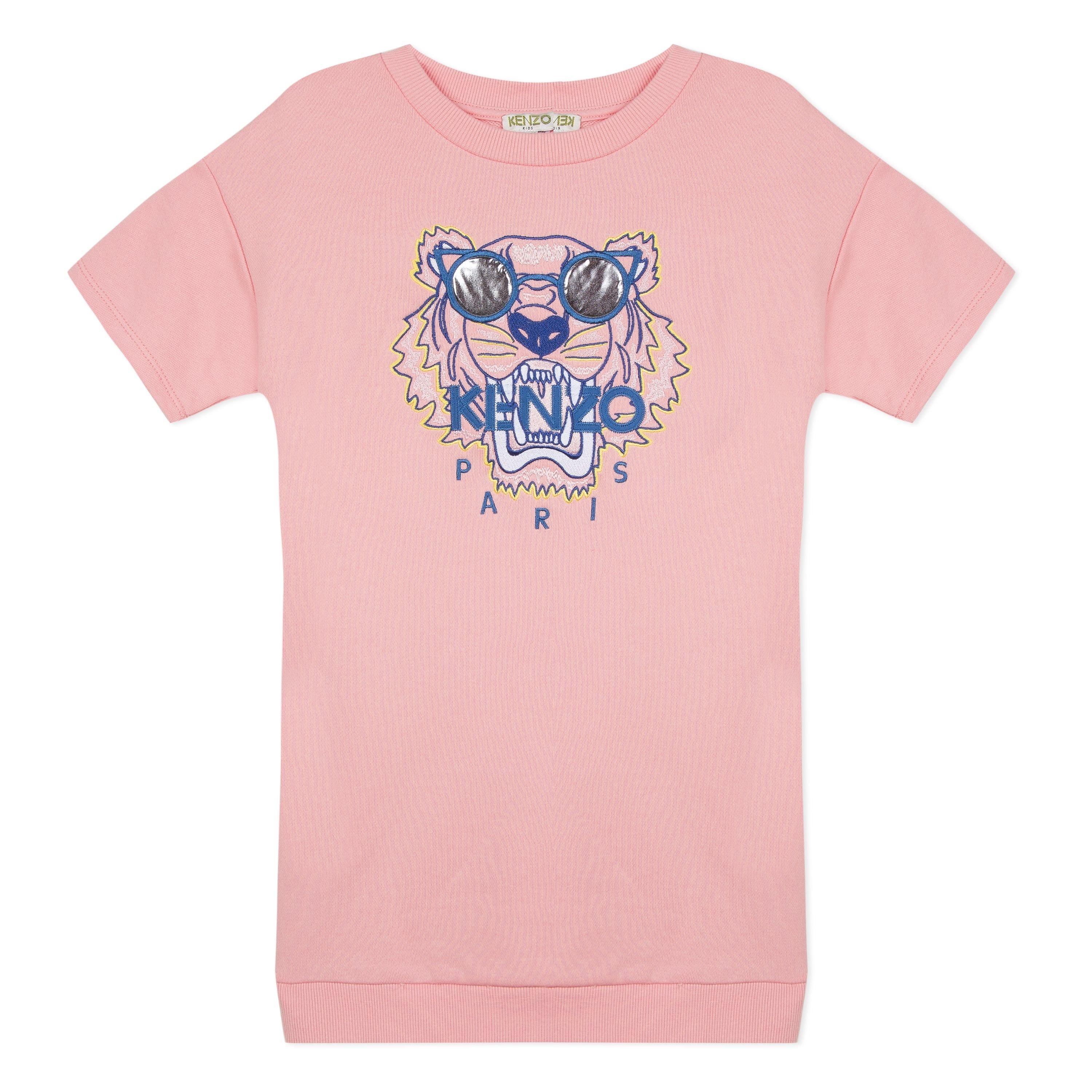 Salmon - Kenzo - Kid Girl Dress - 1