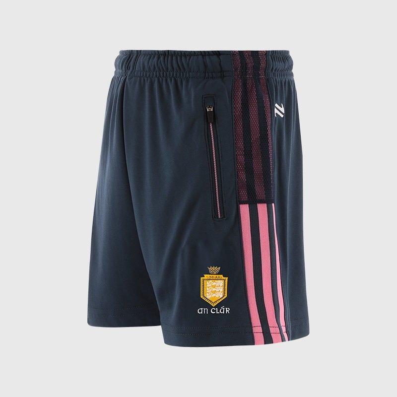 Navy/Pink/White - ONeills - Clare Nepal Poly Shorts Girls