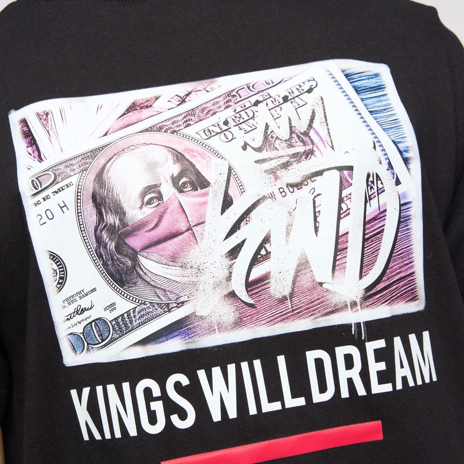 Black - Kings Will Dream - Dollar Bills T-Shirt - 6