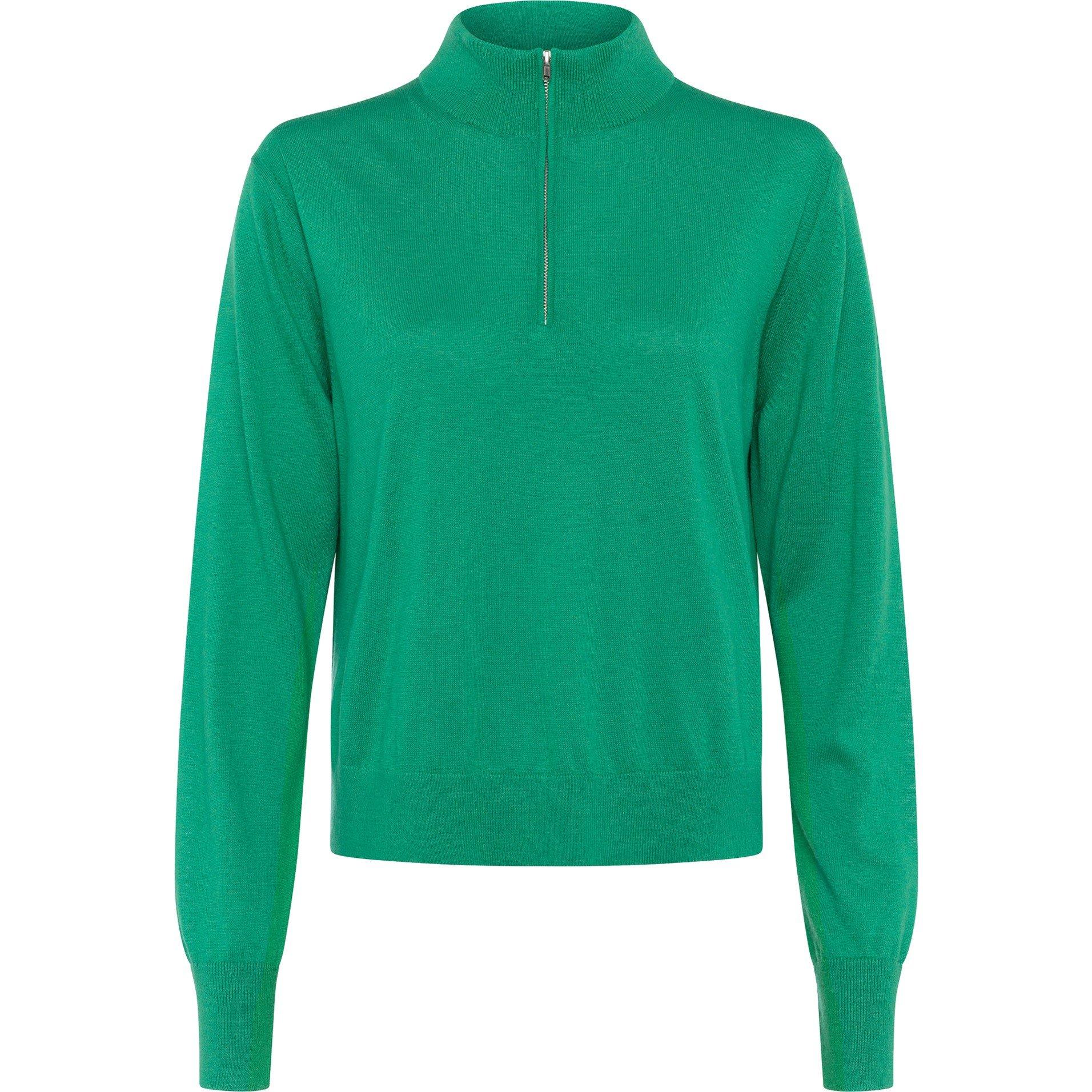 Palm zelena - French Connection - Loxi Half ZipJumper - 1