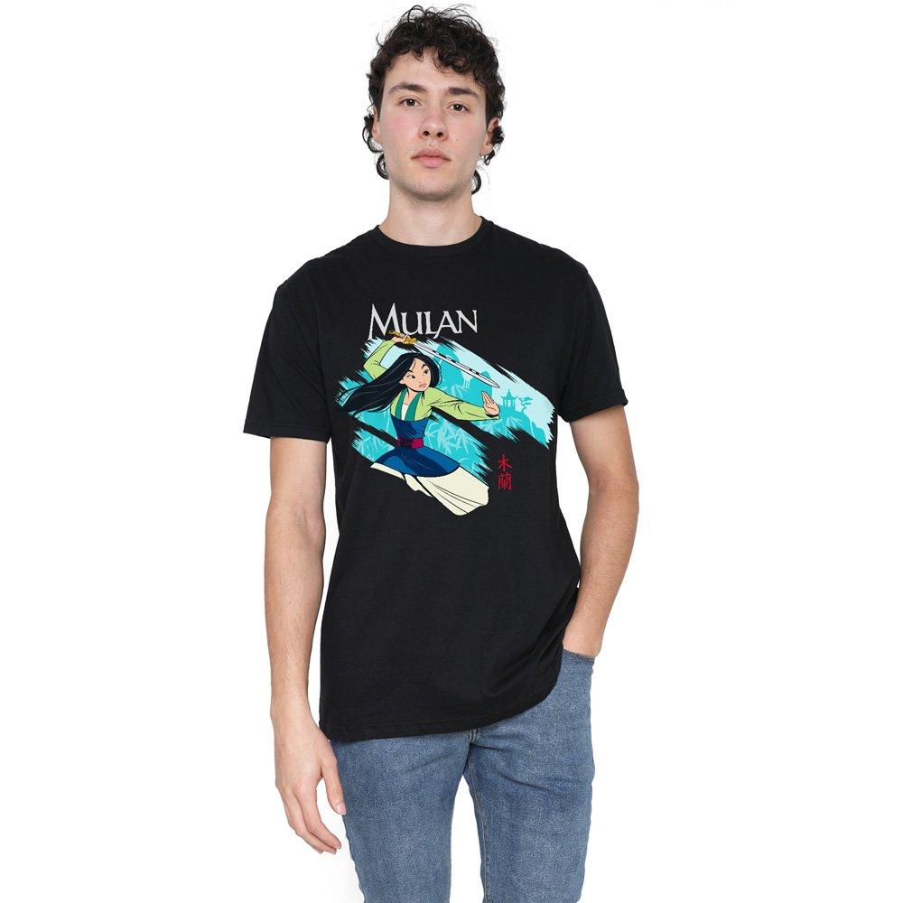 Black - Disney - Mulan Sword In The Wind T-Shirt Black - 1