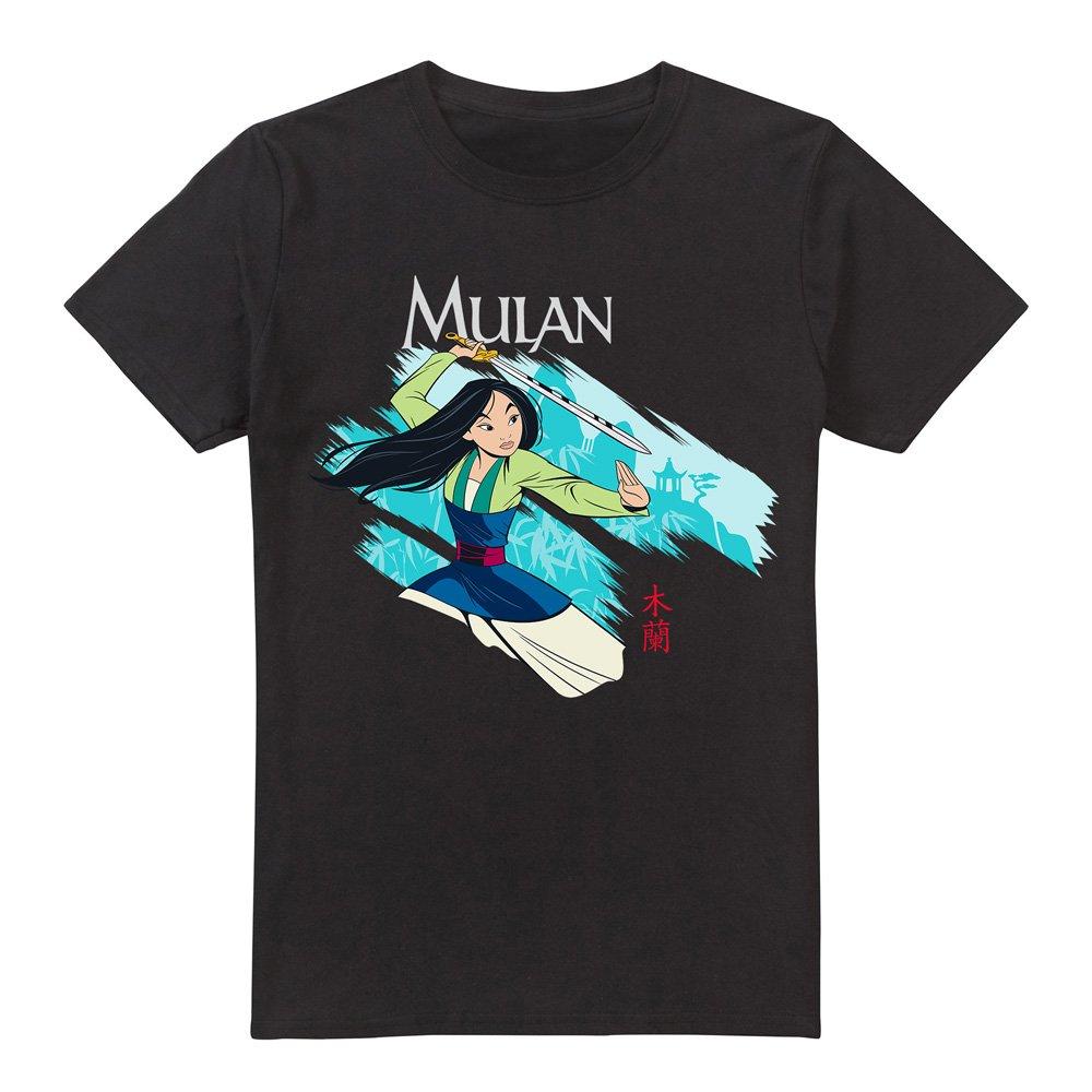 Black - Disney - Mulan Sword In The Wind T-Shirt Black - 4