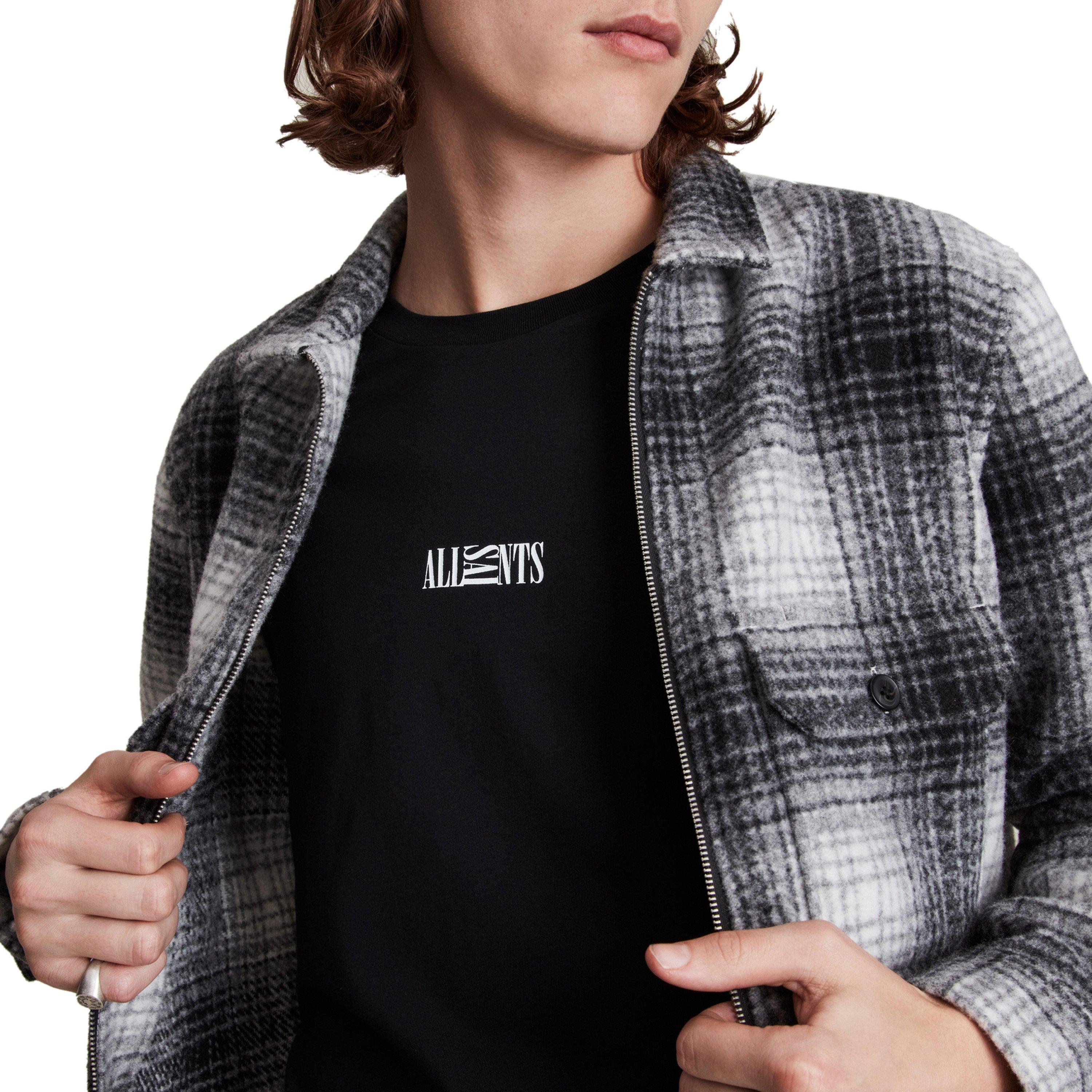 Jet Black - AllSaints - Opposition Short Sleeve Crew - 7