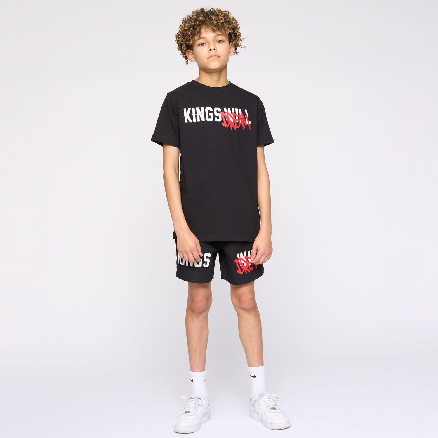 Black - Kings Will Dream - Tagged Swim Shorts - 3