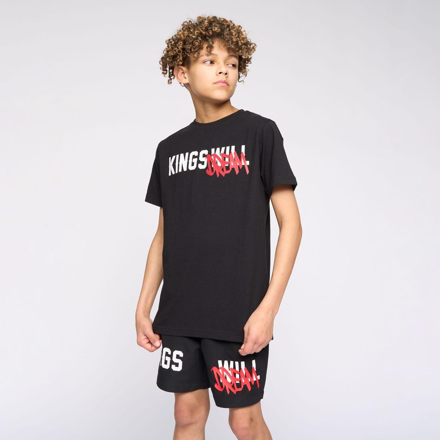 Black - Kings Will Dream - Tagged Swim Shorts - 4