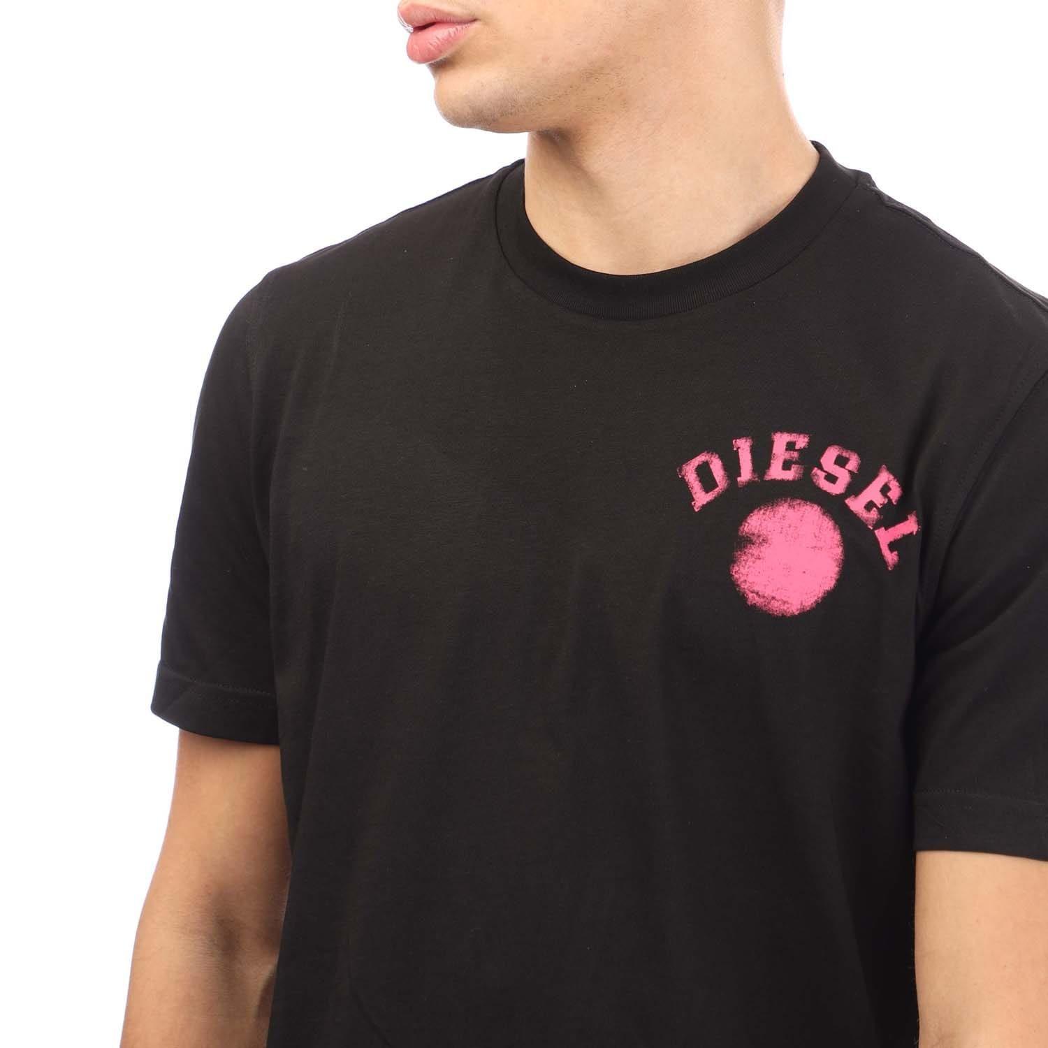 Black - Diesel - T-Just 10-4 T-Shirt - 3