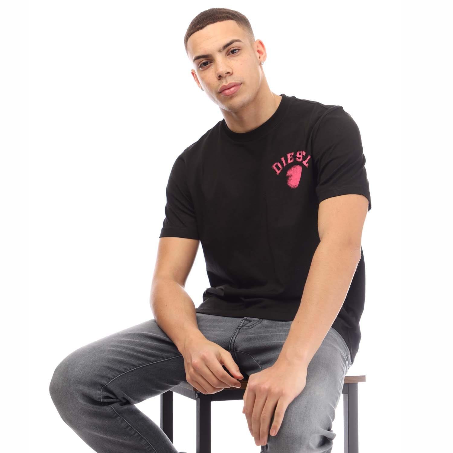 Black - Diesel - T-Just 10-4 T-Shirt - 4