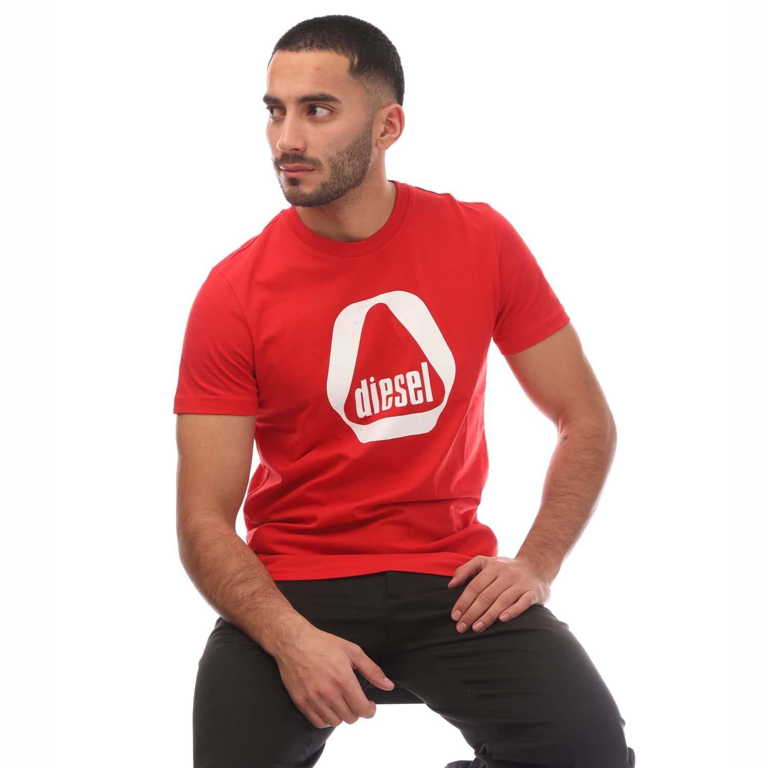 Red - Diesel - T-Diegor 7-E T-Shirt - 4