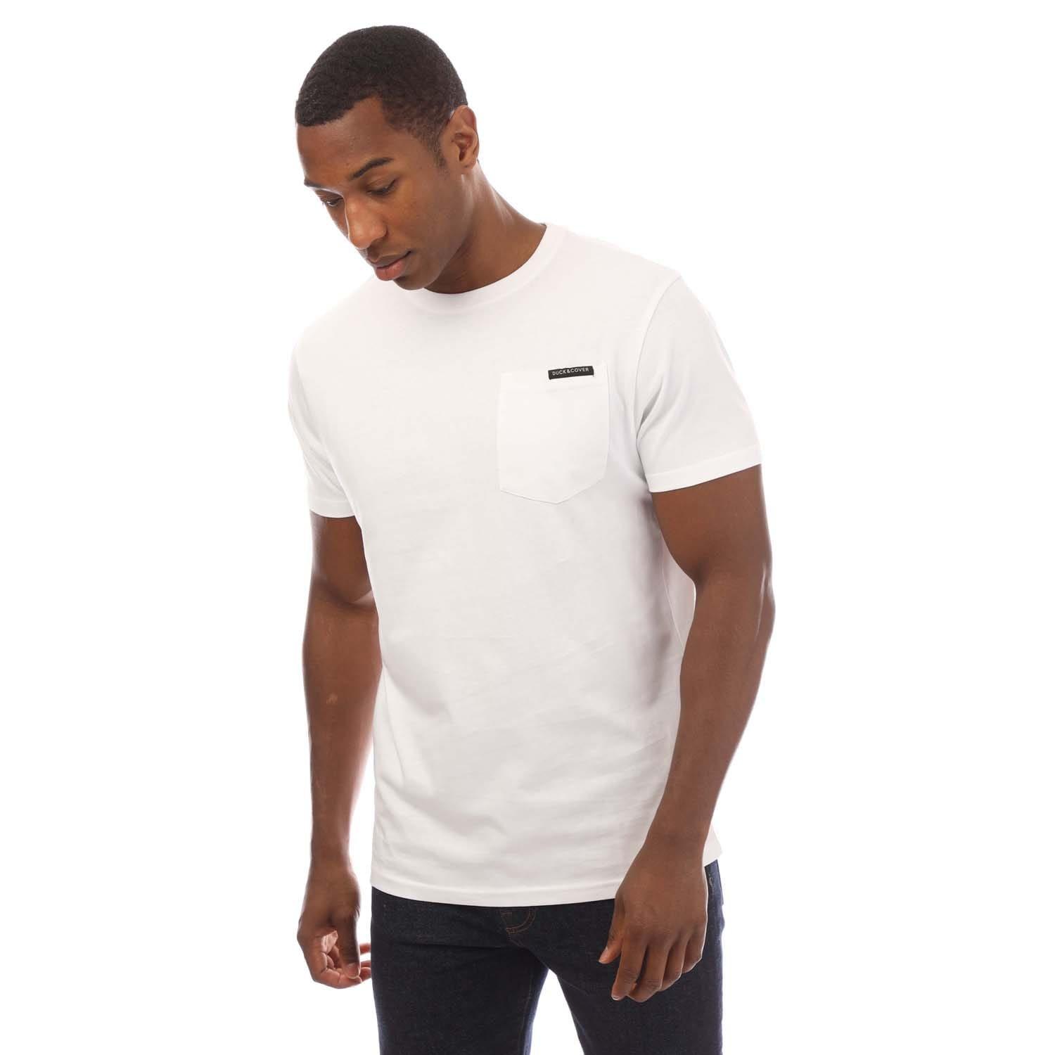 White - Duck and Cover - Treymere T-Shirt - 1