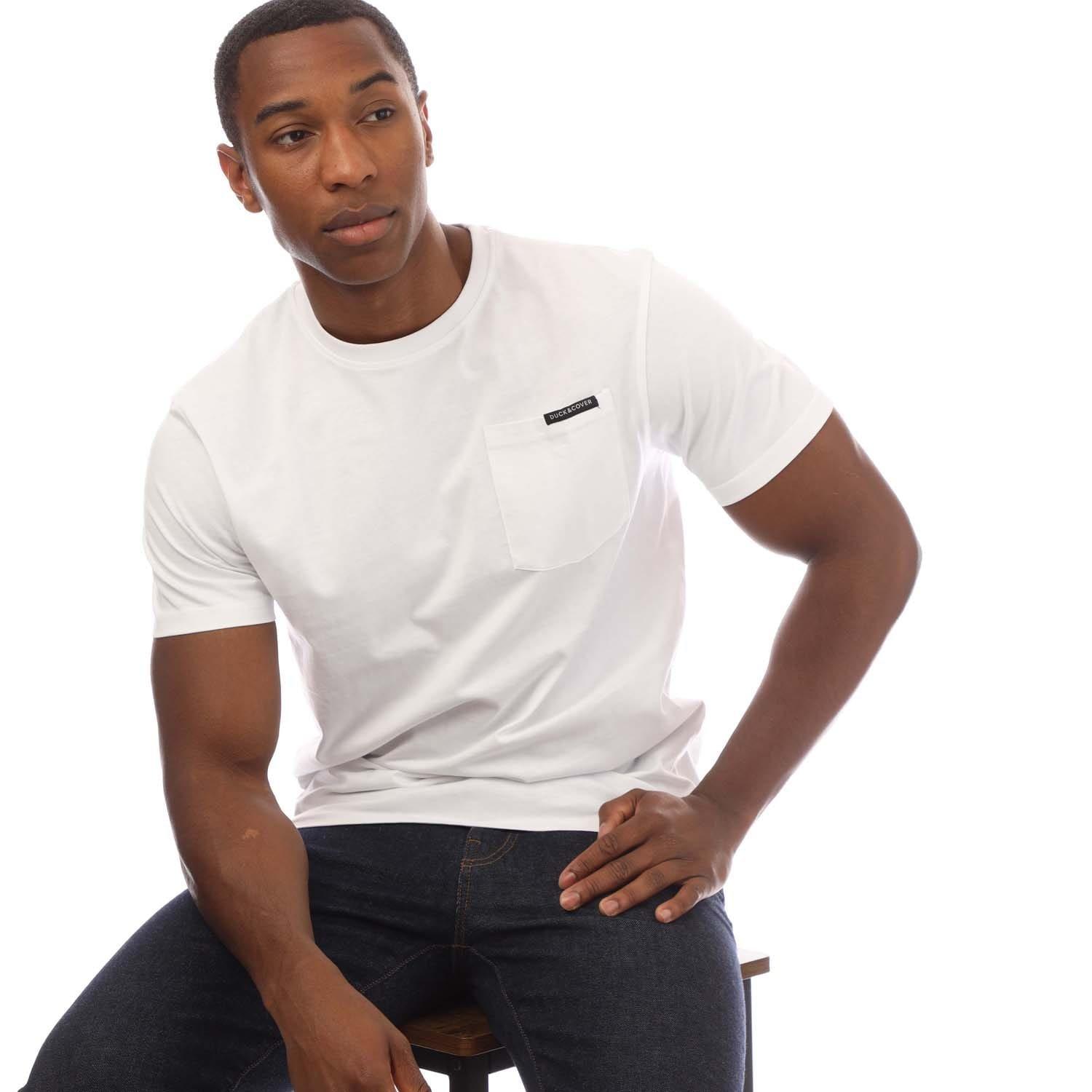 White - Duck and Cover - Treymere T-Shirt - 4