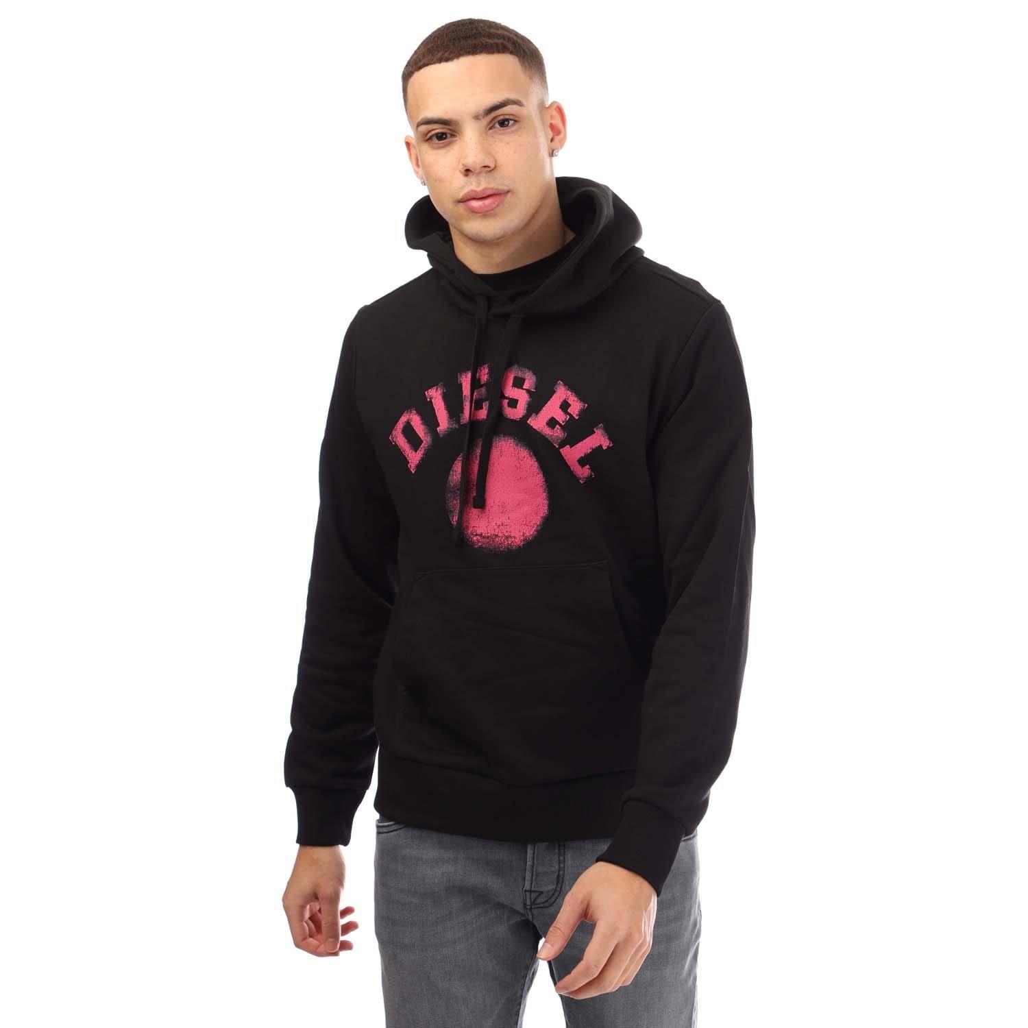 Black - Diesel - S-Ginn 9-D Hoodie - 1