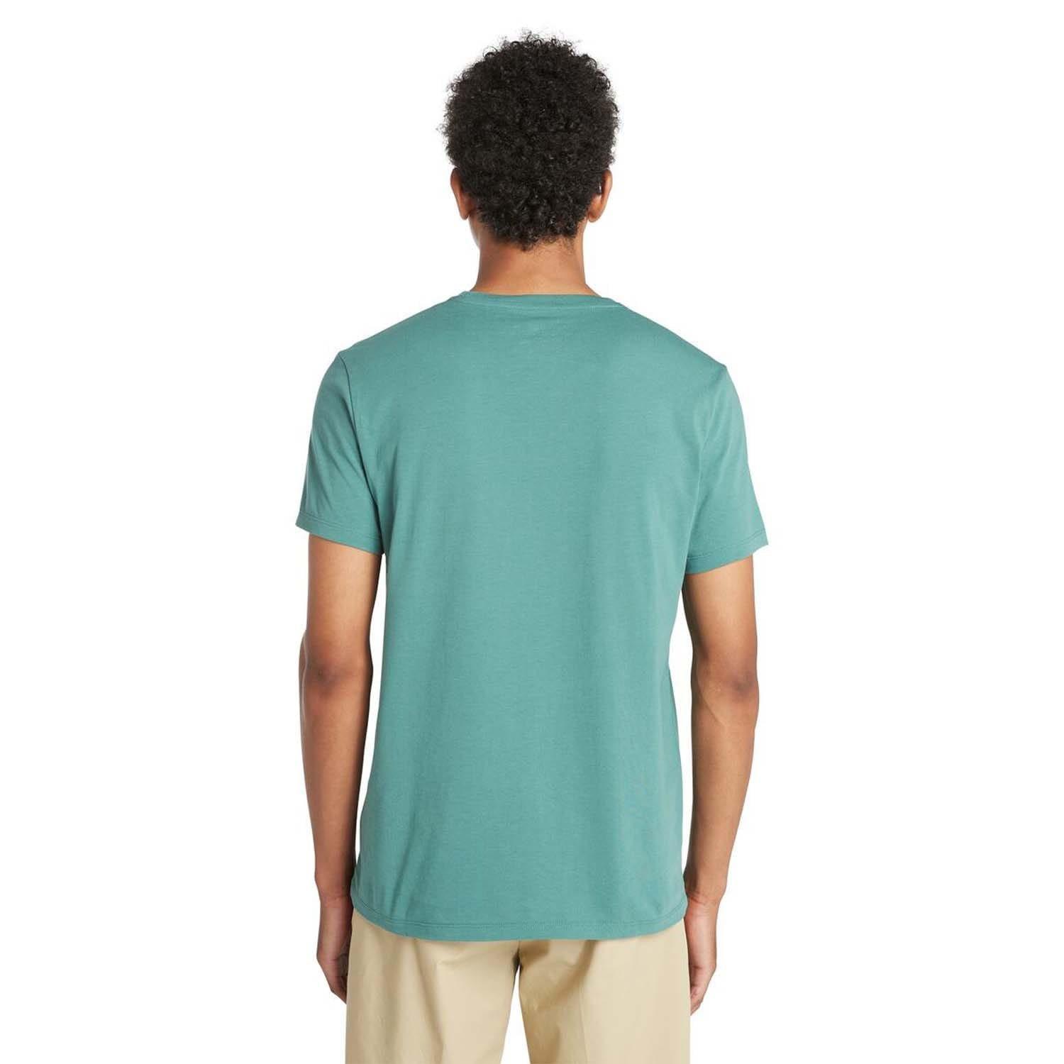 Teal - Timberland - Oyster River Logo Short Sleeve T-Shirt - 2