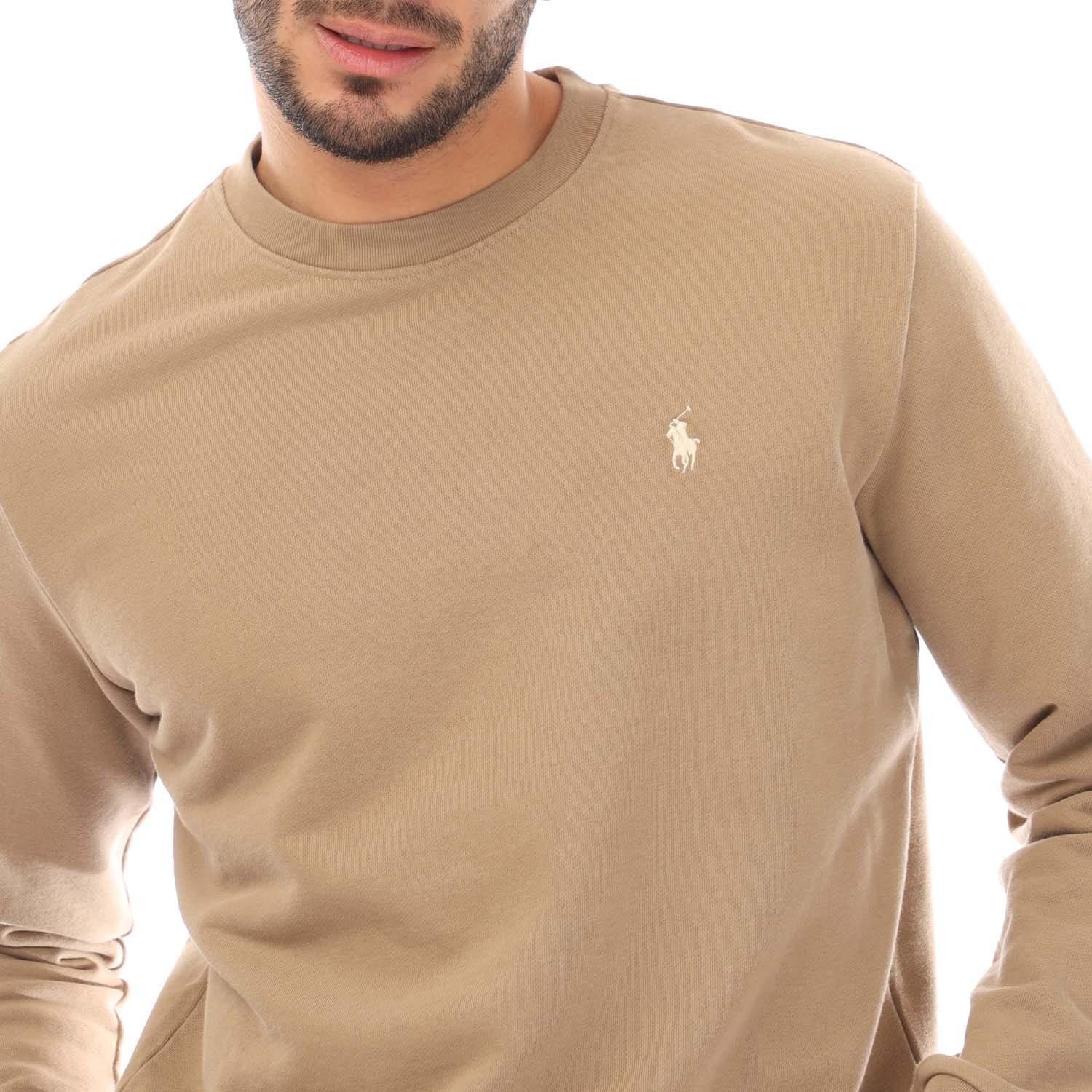 Khaki - Polo Ralph Lauren - Loopback Terry Crewneck Sweatshirt - 2