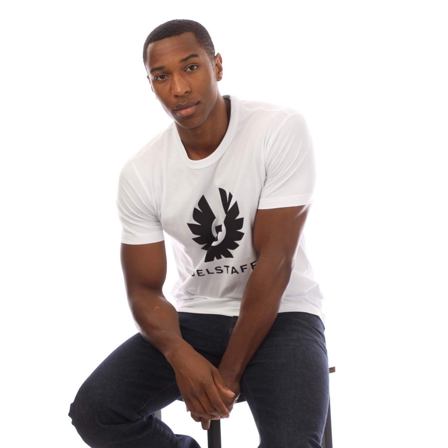 White - Belstaff - Cotton Jersey Phoenix T-Shirt - 4