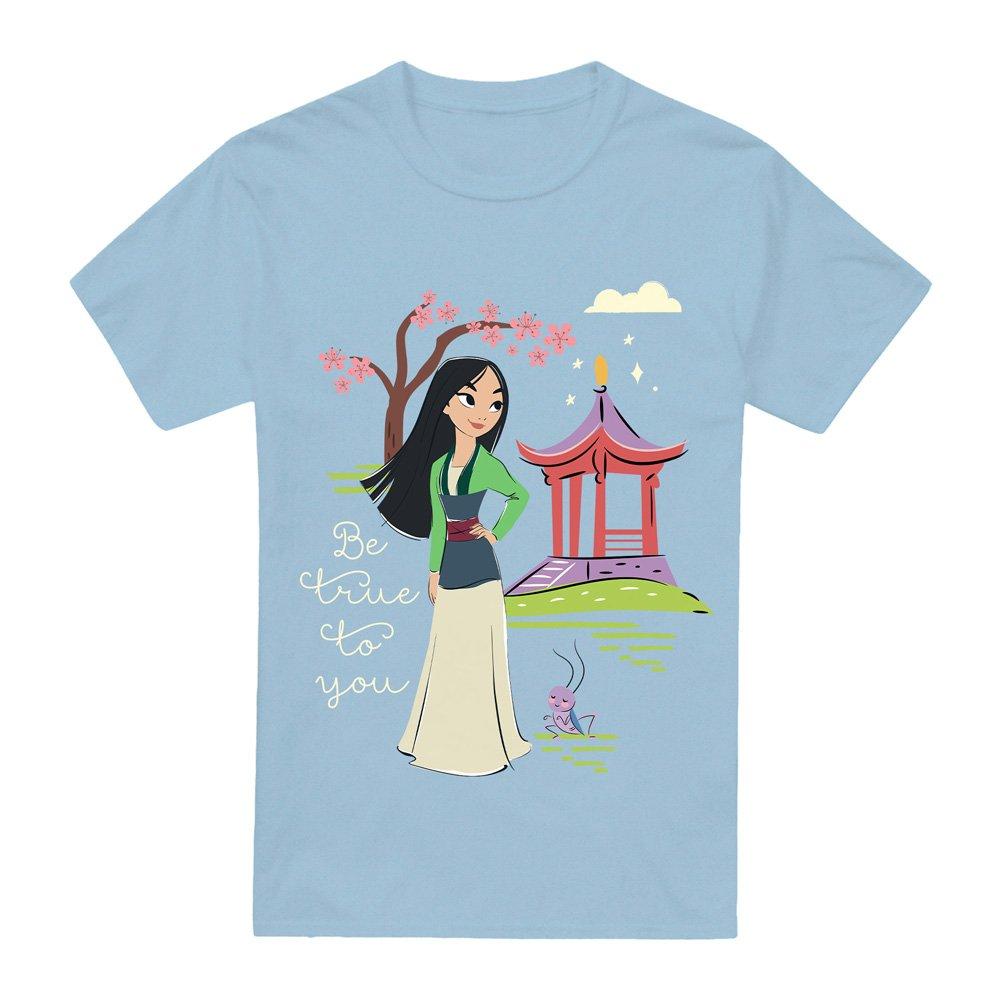Light Blue - Disney - Mulan Be True To You T-Shirt Light Blue - 4